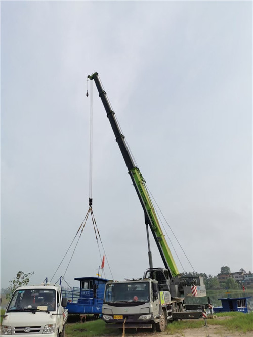 武夷山市桥梁建设吊装案例